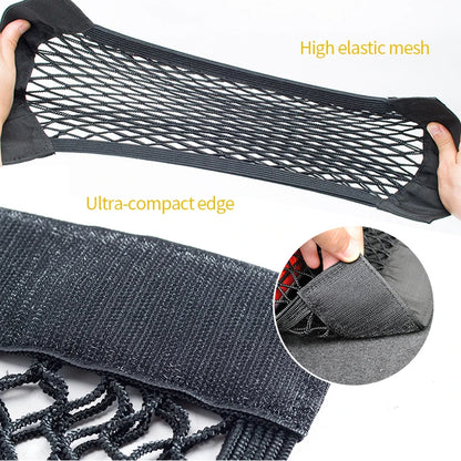 Car Trunk Storage Bag Nylon Mesh Nets Auto Back Rear Trunk Organizer