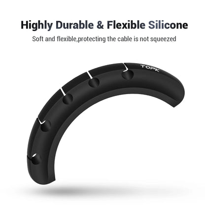 TOPK L16 Silicone Cable Organizer