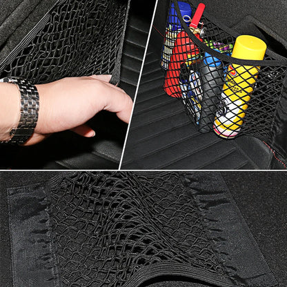 Car Trunk Storage Bag Nylon Mesh Nets Auto Back Rear Trunk Organizer