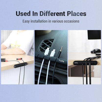 TOPK L16 Silicone Cable Organizer