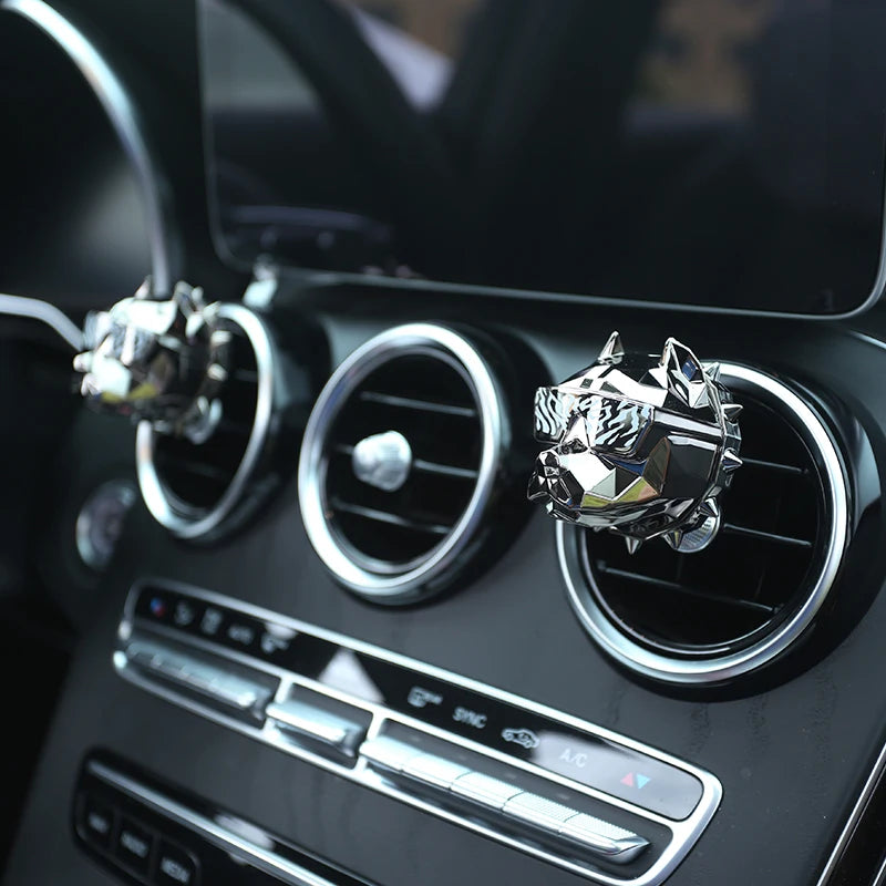 NO PERFUME Bulldog Air Freshener Car Perfume Car Auto Geur Clip Bulldog