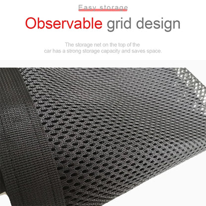 SEAMETAL Car Ceiling Storage Net Pocket 80cm*55cm Hanging Polyester Mesh