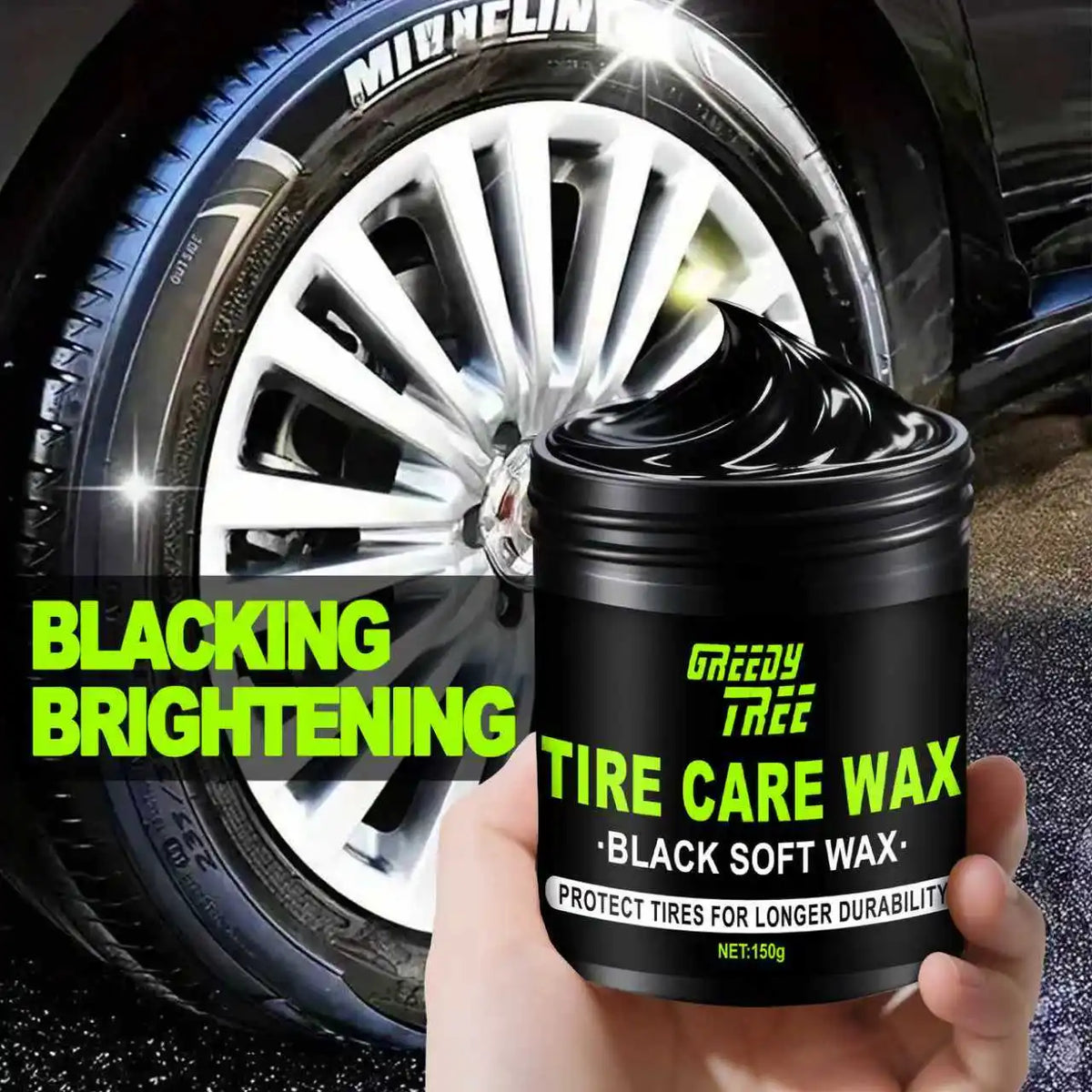 Tire Shine Spray and Dressing – High Gloss Black Tire Polish with UV
