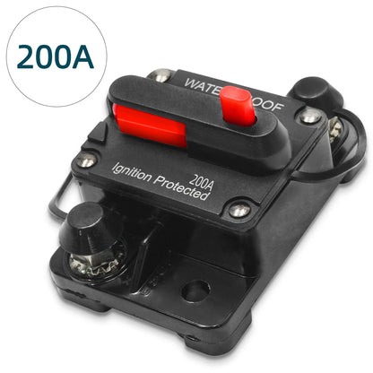 12v-48v Circuit Breaker 30a To 300a Power Protection Fuse Manual Reset