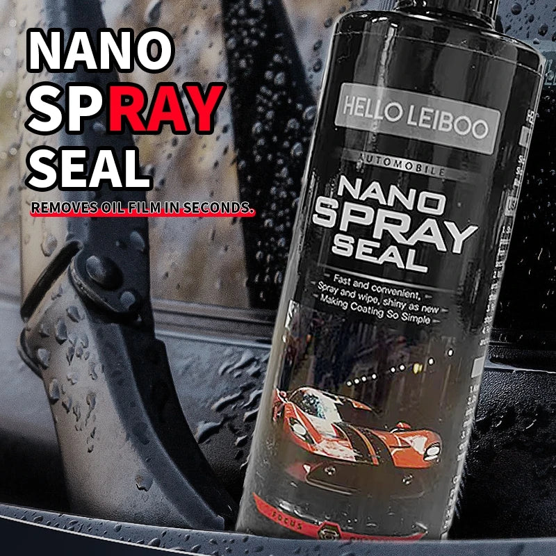 LEIBOO 10H Car Coating 500ML Nano Liquid Glass Plated Crystal Hydrophobic