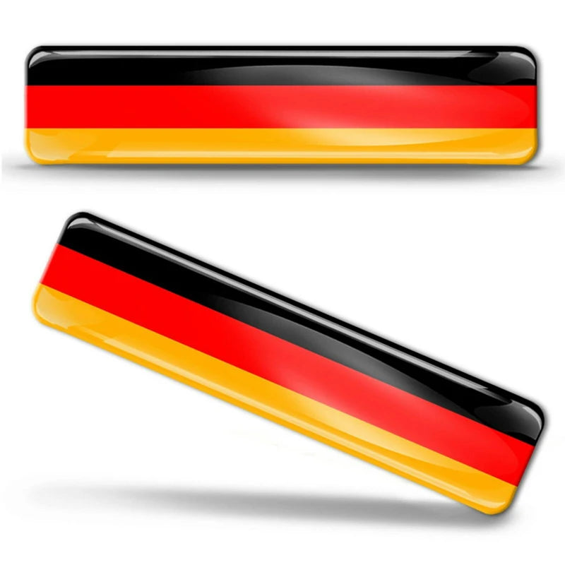 3D Reflective National Flag Sticker Motorcycle Car Decal British Italy USA