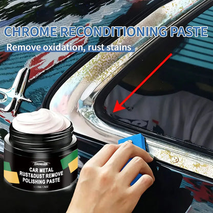 Car Rust Restoration Paste for Chrome Parts of Auto Rust And Fading on Car