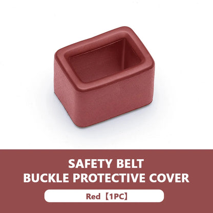 SEAMETAL Car Seat Belt Buckle Cover Anti Scratch Seatbelt Button Protector
