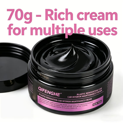 400g Heavy-Duty Car Plastic Renovator Wax - Fast-Acting Scratch Repair