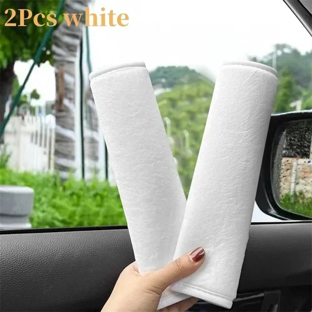 1/2/4pcs Car Seat Belt Shoulder Pad Cover Comfort Protector For Adults