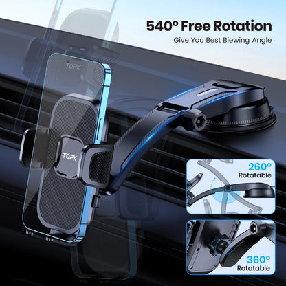 TOPK Holder Cars 2-In-1 Car Mount Dashboard Air Vent Compatible