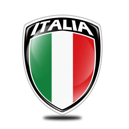 3D Reflective Flag Sticker Motorcycle Parts Car Decal UK Italy France