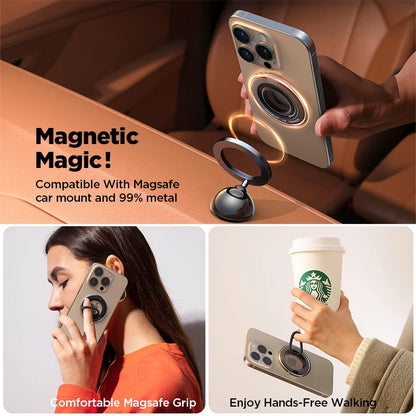 JOYROOM Durable Silicone Ring Magsafe Phone Grip Holder Kickstand