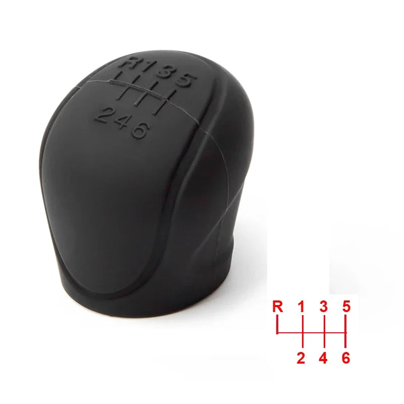 Manual 5 / 6 Speed Car Silicone Gear Shift Knob Cover Gear Shift Non-Slip