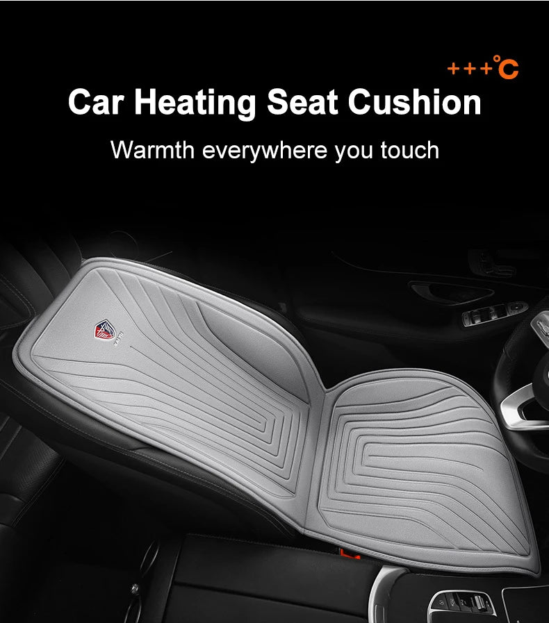 EAFC 1PCS Car Heating Pad Heated Seat 12V DC Soft Winter Warmer Seat Winter