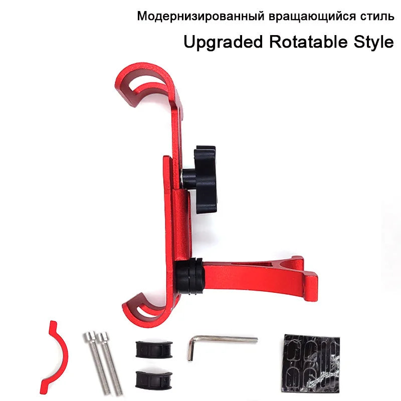 360 Rotate Metal Motorcycle Bike Phone Holder Anti-Slip Bracket Outdoor