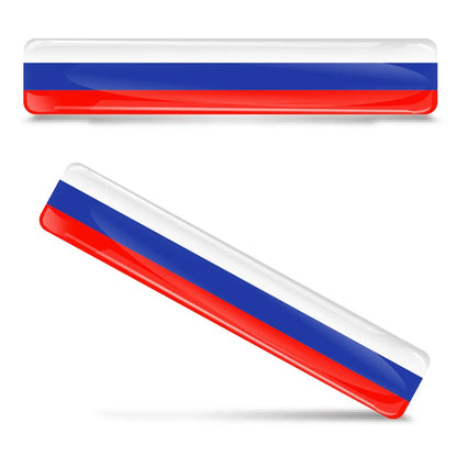 3D Reflective National Flag Sticker Motorcycle Car Decal British Italy USA