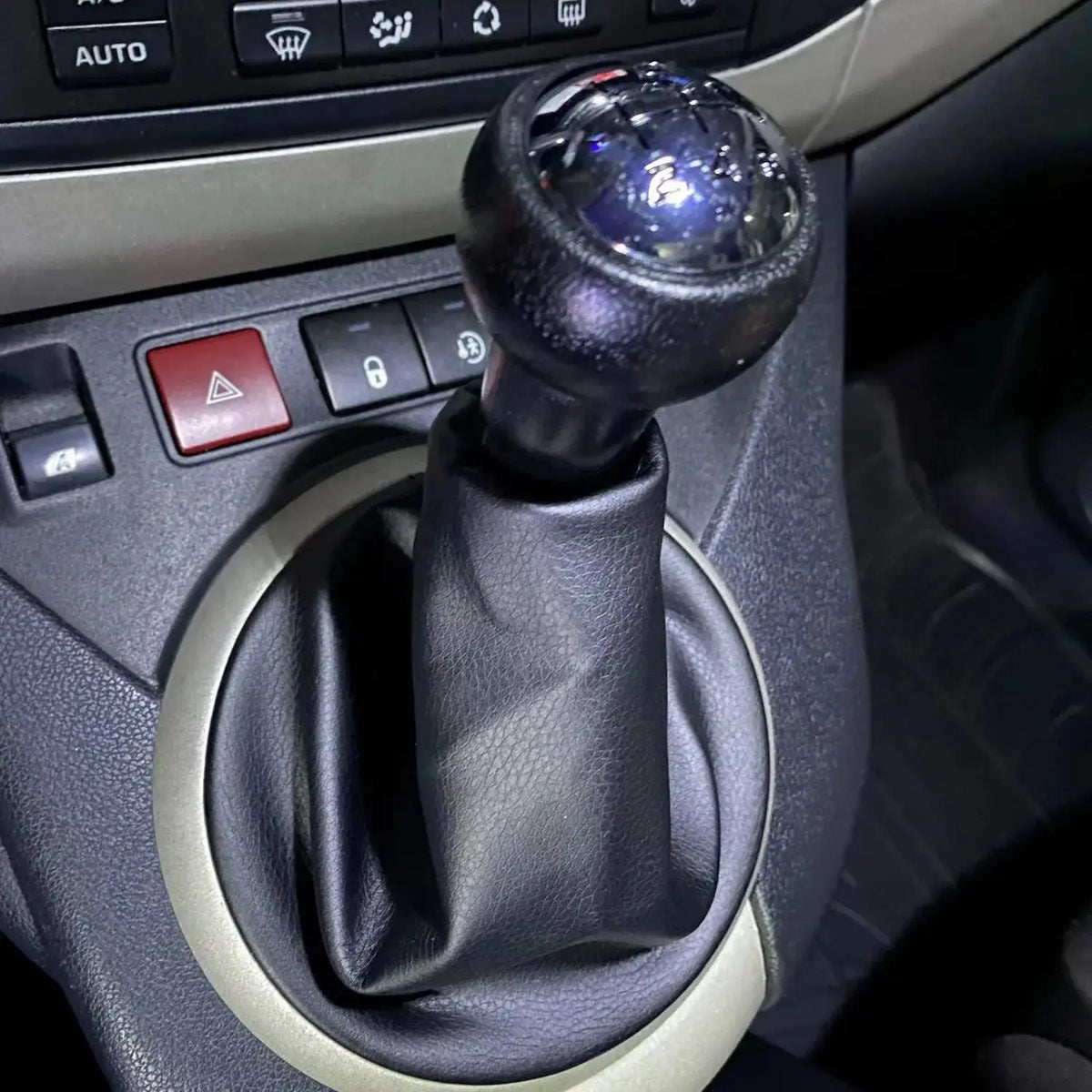 Car Gear Shift Knob With Gaiter Boot Cover For Citroen Berlingo II Peugeot