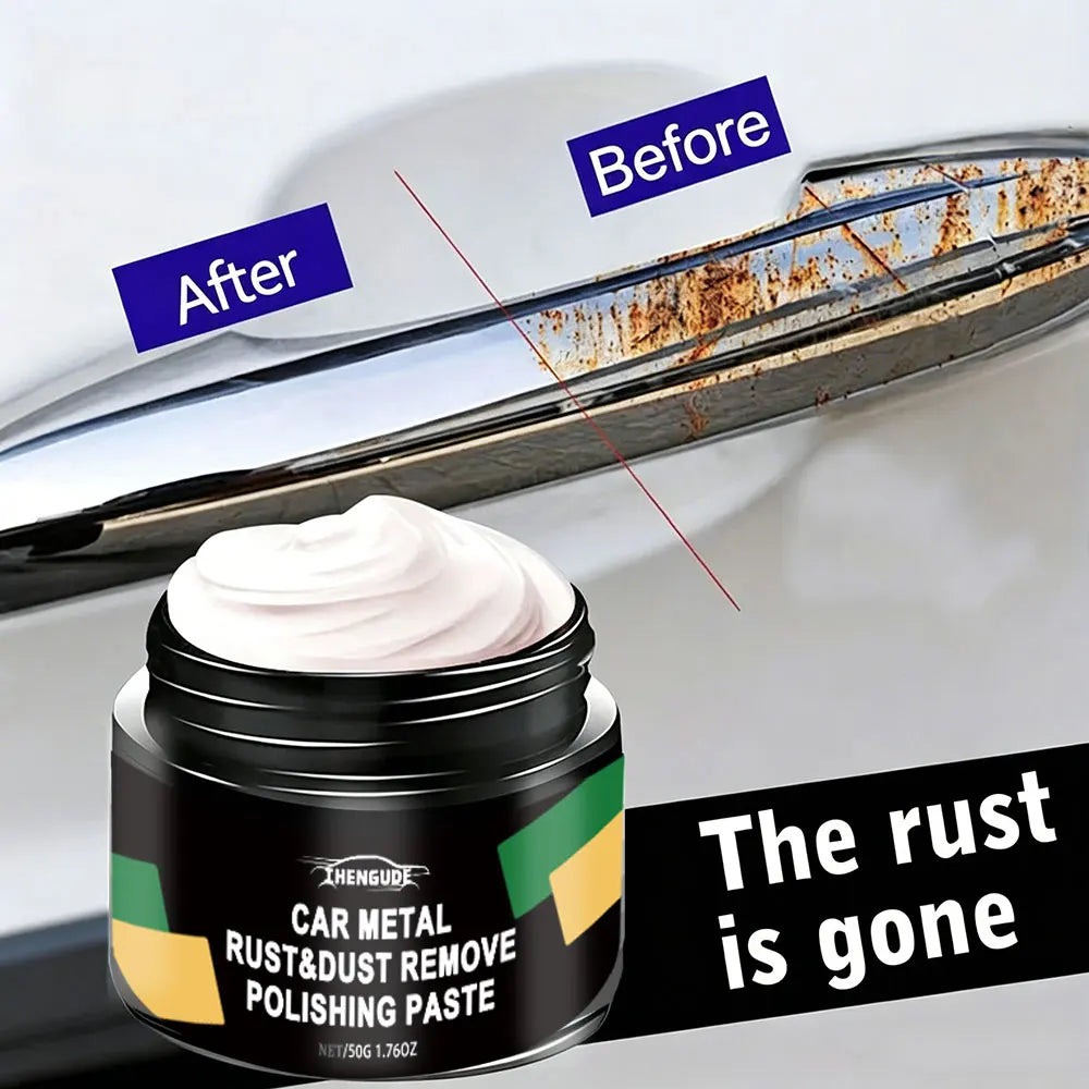 Car Rust Restoration Paste for Chrome Parts of Auto Rust And Fading on Car