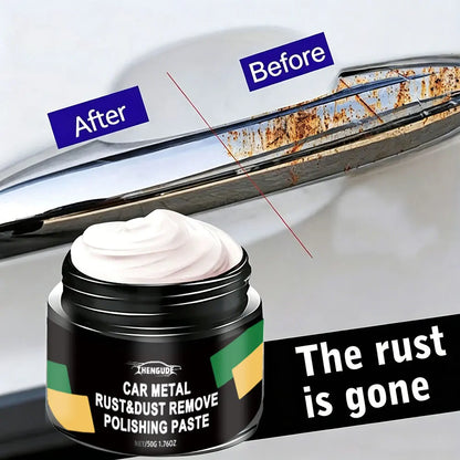 Car Rust Restoration Paste for Chrome Parts of Auto Rust And Fading on Car