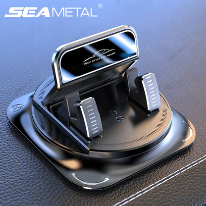 SEAMETAL Car Phone Mount Anti Slip Silicone Dashboard Phone Holder