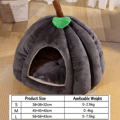Bed Cats Plush Beds Banana Puppy Warm Accessory Winter House Accessories