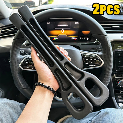 2Pcs Car Seat Gap Filler Organizer PU Car Seat Gap Anti-leak Stopper Strip