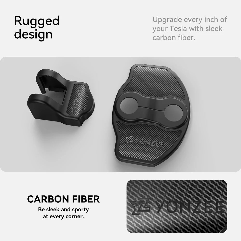 YZ For Tesla Model 3 Y YL Highland Juniper Car Door Lock Cover Protection
