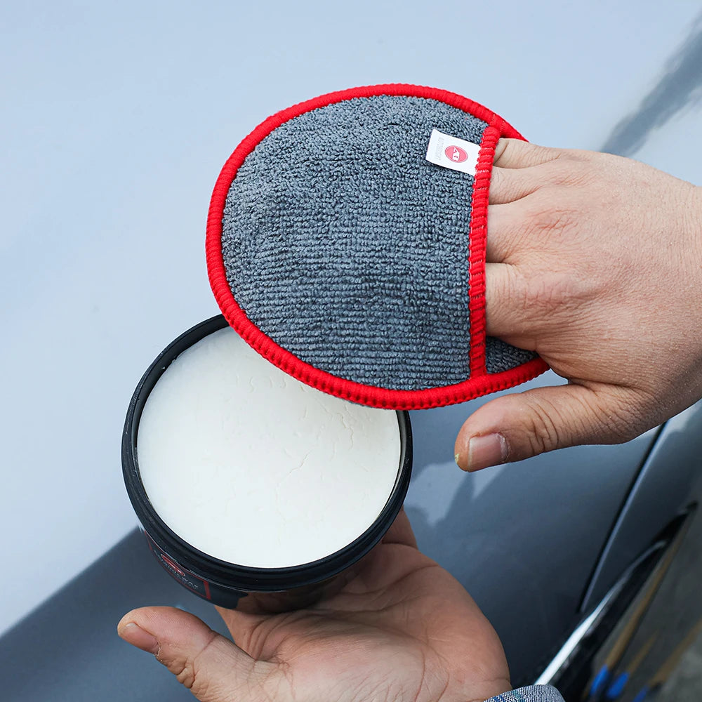 AUTOBIGHT 2/5/10 Pcs Car Waxing Sponge Polish Applicator Pads 5 Inch Fiber