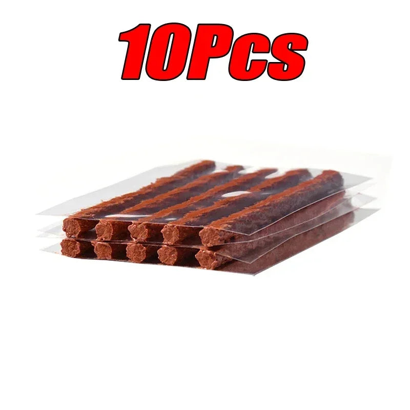 5-50Pcs Car Tire Repair Tool Kit with Rubber Strip Tubeless Tyre Puncture
