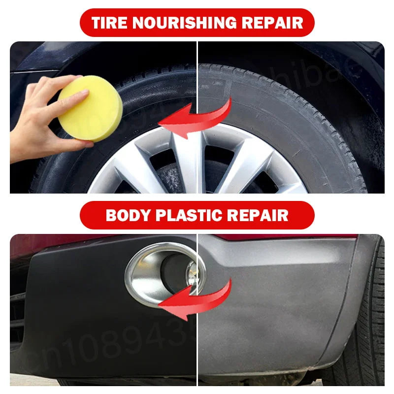 50g Tire Coating Wax Car Tire Retreading and Film Plating Cream Tire Shine