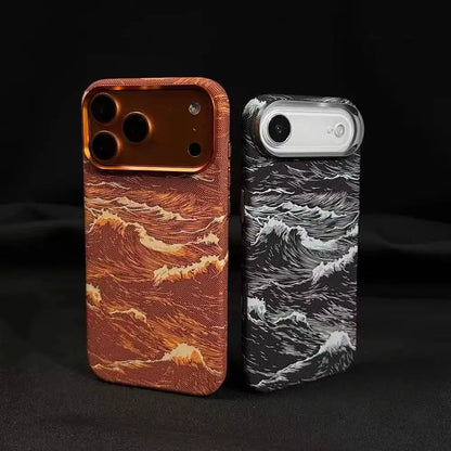 Kevlar Carbon Fiber PC Texture Magnetic Case For iPhone 18 Air 17 16 15 14
