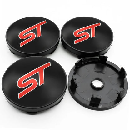 4Pcs 56mm 60mm 54mm Car Wheel Center Hub Cap Rim Cover Stickers For Ford