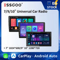 ESSGOO 7 9 10" Car Radio Android Auto Carplay Car Stereo Multimedia Player