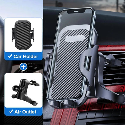 3-in-1 Car Phone Mount Holder CradleDashboard Windshield Air Vent Suction
