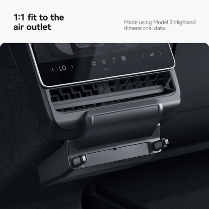 YZ For Tesla Model 3/Y Highland Juniper Rear Air Vent 27W Quick Charger USB
