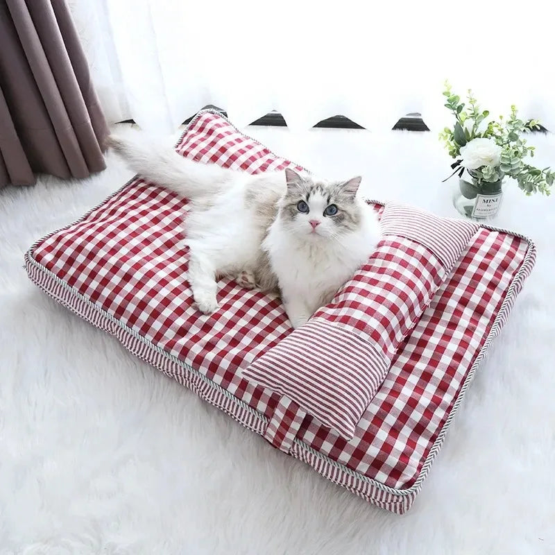 Cat Mat Winter Warm Beds Cats Cushions Kitten Bed Houses Habitats Basket