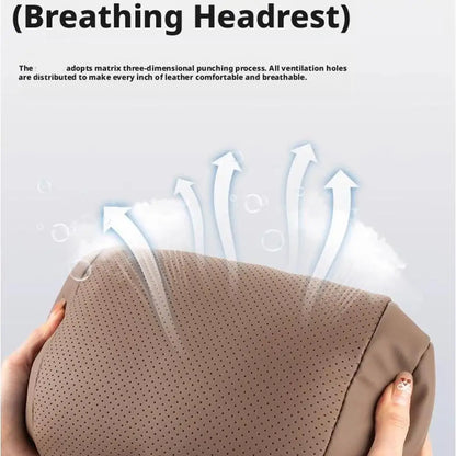 Car Seat Headrest Neck Pillow, 3D Ergonomic Travel Neck Rest, Soft Fluffy