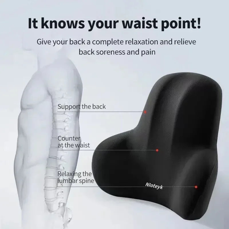 Memory Foam Car Neck Cushion Car Lumbar Support For Car Supplies Neck