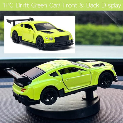 Drift Car dashboard toy model swing turning cool sports race auto ornaments