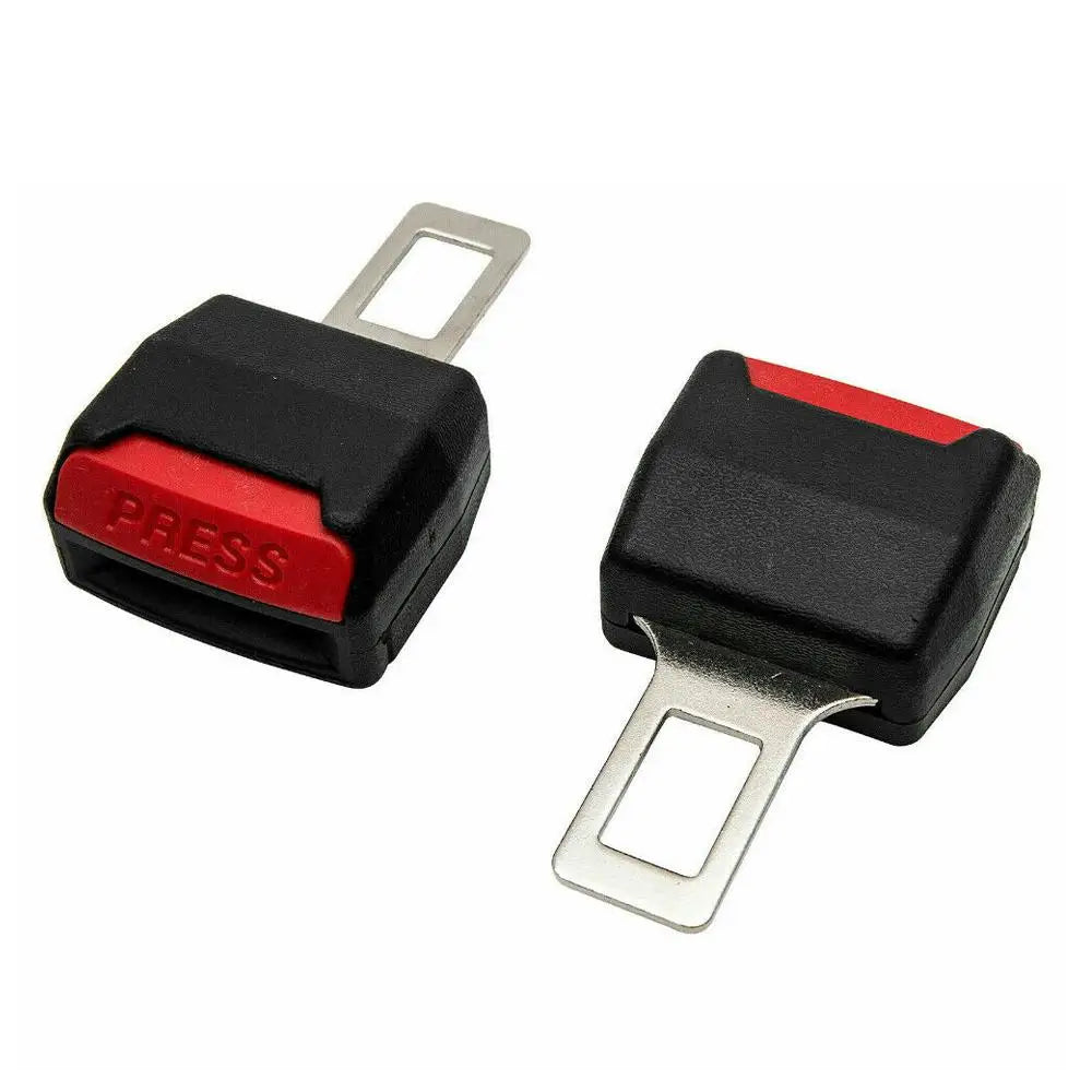2 PCS Car Seat Belt Clip Extender Safety Seatbelt Lock Buckle Plug Thick