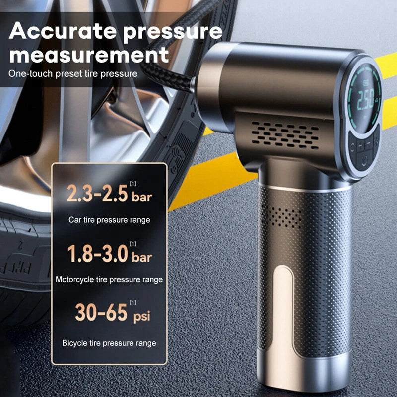 LEIBOO Handheld Air Compressor Wireless Inflatable Pump Portable Air Pump