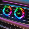Car USB 5V Interior Air Outlet Aromatherapy Round Pickup Lamp RGB Colorful