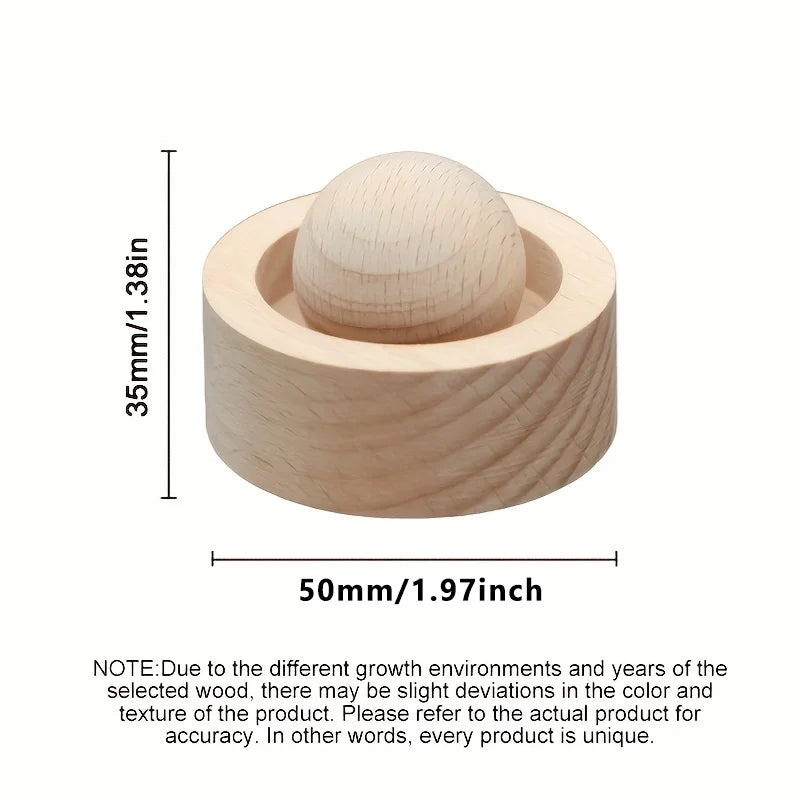Car & Home Essential Oil Diffuser - Made of Wood Mini Cute Natural