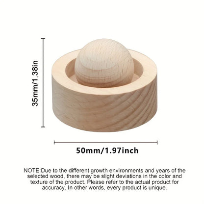 Car & Home Essential Oil Diffuser - Made of Wood Mini Cute Natural