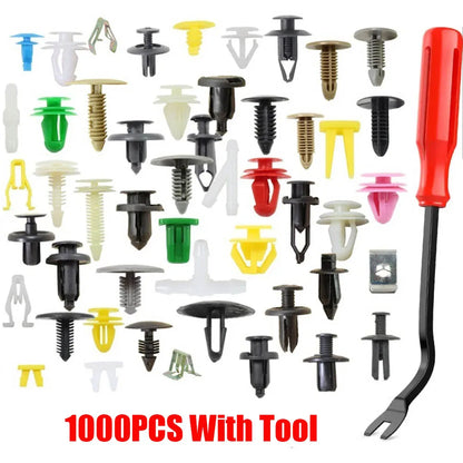 1000Pcs Mixed Car Buckle Car Bumper Door Panel Fixed Clip Car Clip Mixed