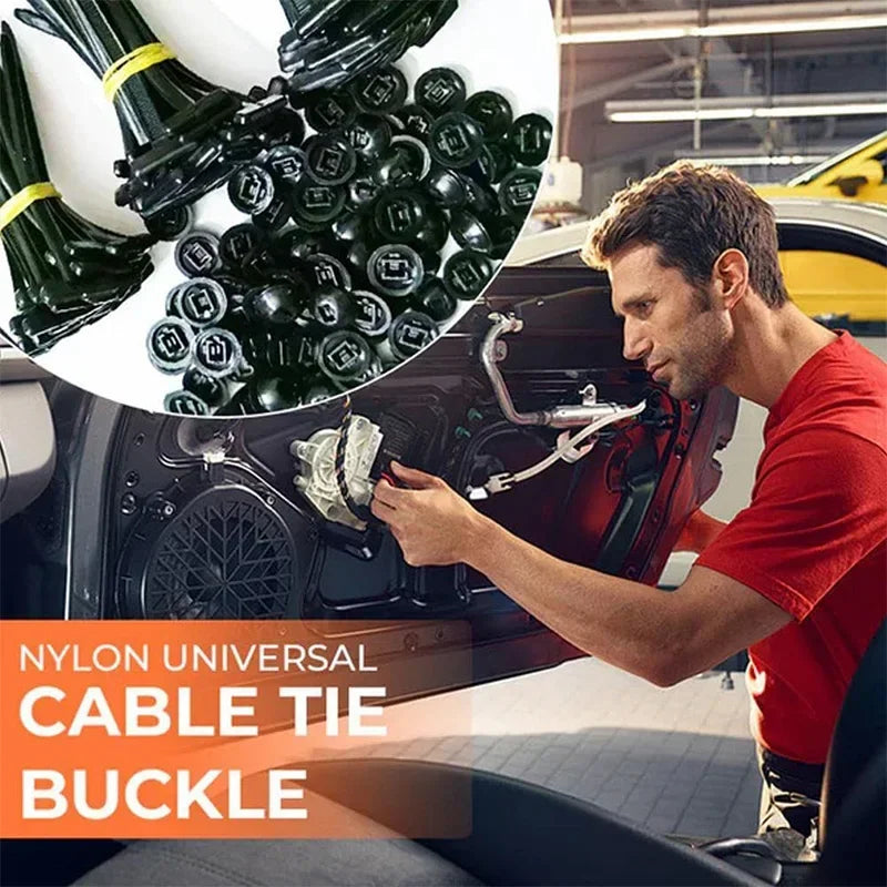 Cable Ties Buckle Auto Fastener Screw Replacement Clip Car Fenders Trunk