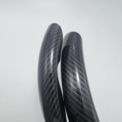 Car Carbon Fiber Pattern Car Steering Wheel Cover Non-slip Card Cover Auto
