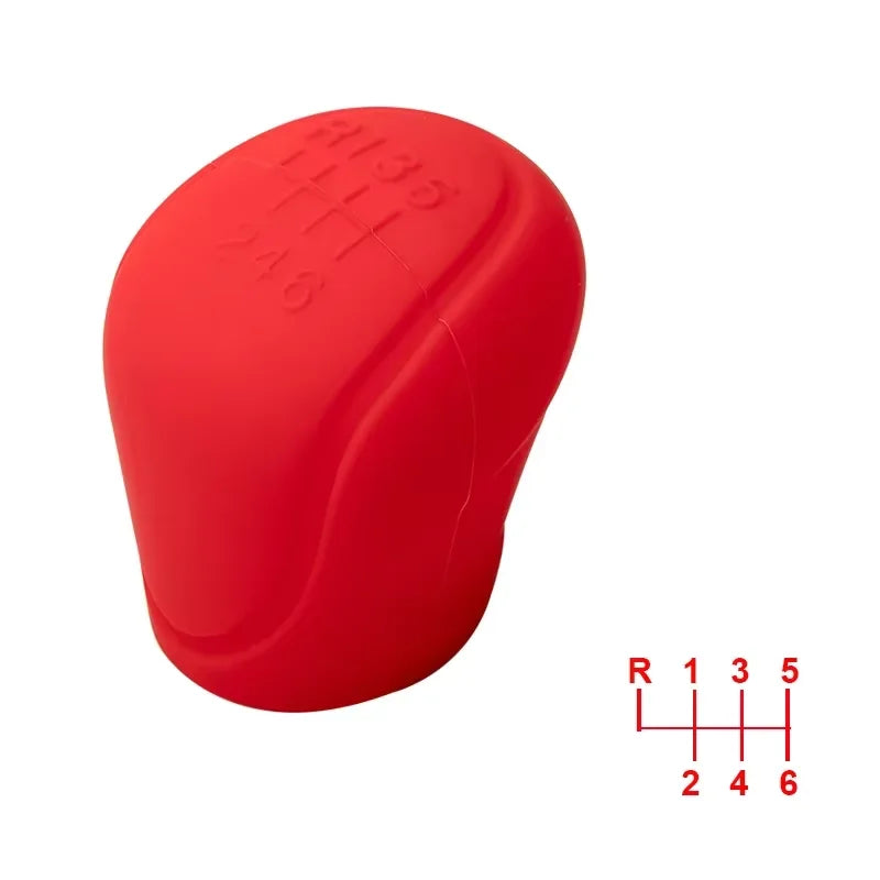 Manual 5 / 6 Speed Car Silicone Gear Shift Knob Cover Gear Shift Non-Slip