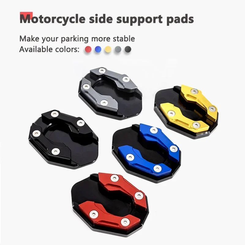 Scooter Motorbike Extension Foot Pad Support Plate Aluminum Alloy